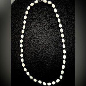 Elegant Antique beaded mother of pearl beaded necklace